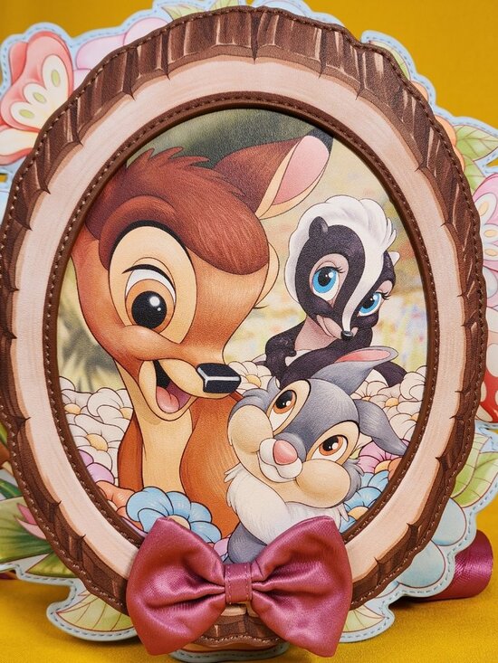 Loungefly Disney Bambi Thumper Flower Group Portrait Figural Mini Backpack NEW main image 7